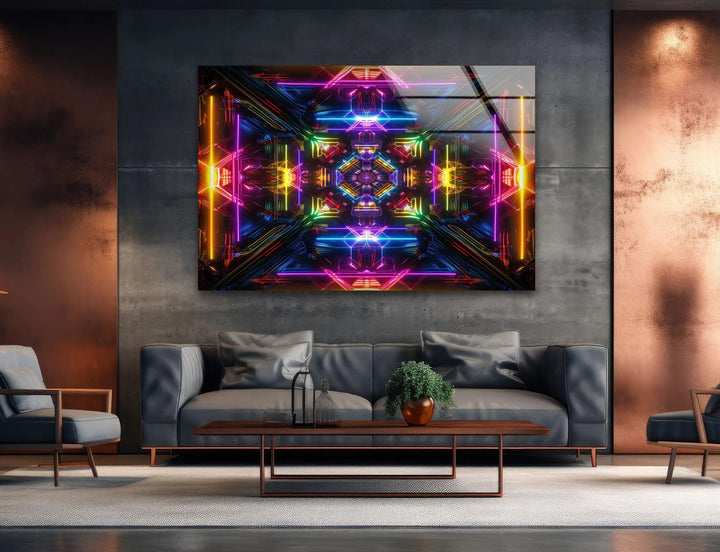 Kaleydoskop Tempered Glass Wall Art - MyPhotoStation