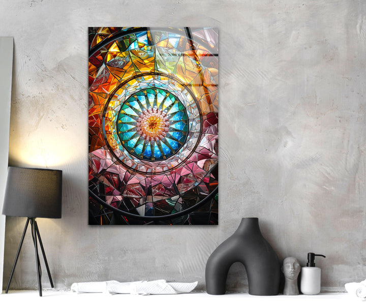 Kaleidoscope Tempered Glass Wall Art - MyPhotoStation