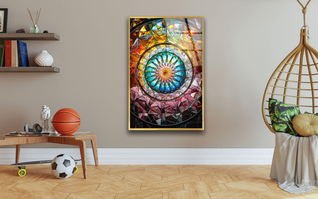 Kaleidoscope Tempered Glass Wall Art - MyPhotoStation