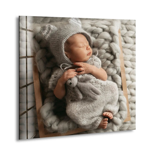 Custom Square Glass Wall Art - MyPhotoStation