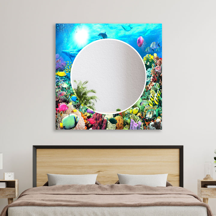 Vividly Undersea Wall Mirror Small Wall Mirror
