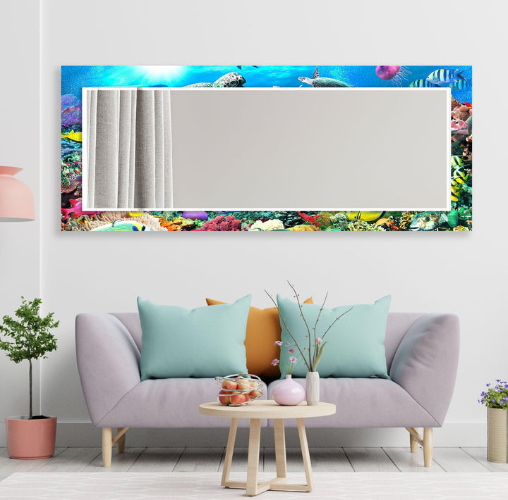 Vividly Undersea Wall Mirror Bathroom Wall Mirror
