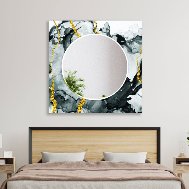 Black & Silver Golden Wall Mirror Large Wall Mirror
