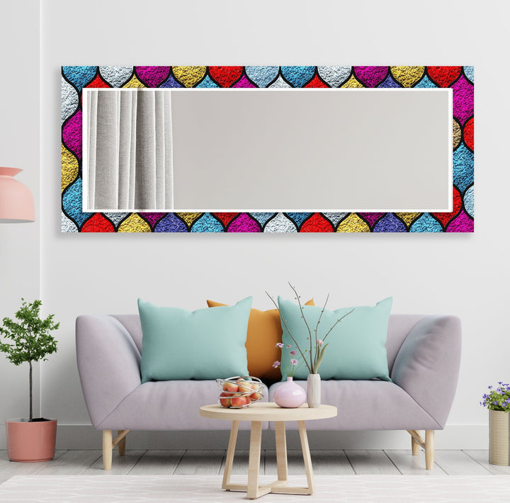 Colorful Stained Wall Mirrors