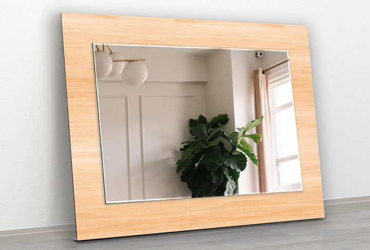Brown Wooden Design Wall Mirrors Gold Wall Mirror
