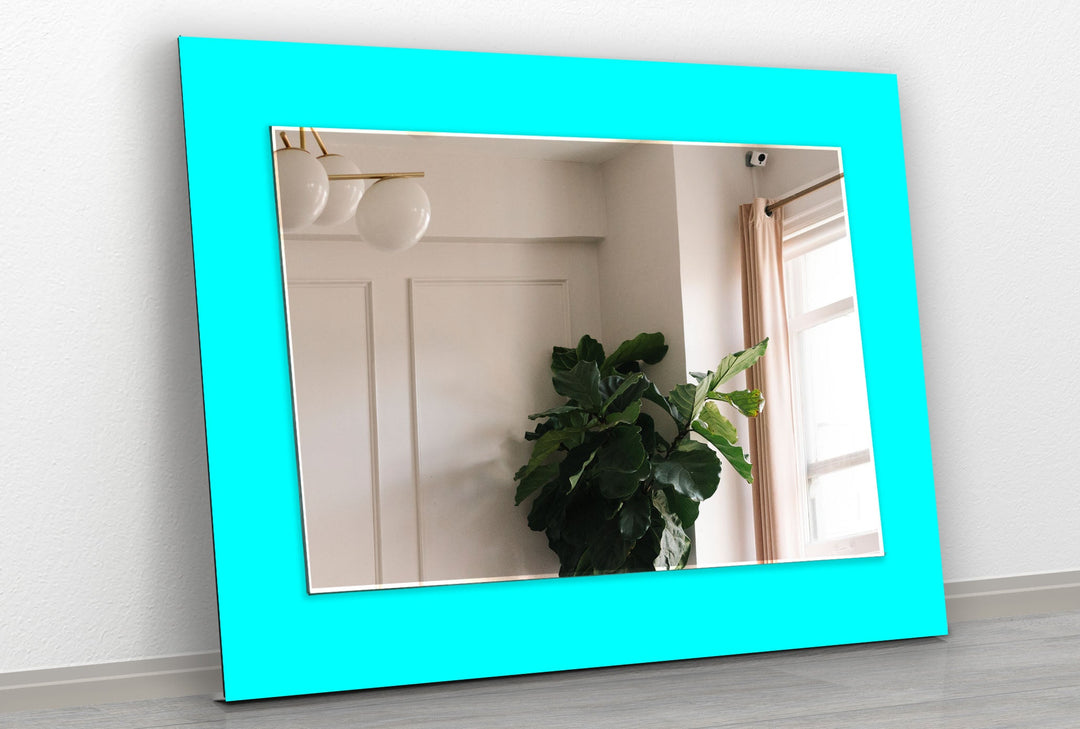 Turquoise Wall Mirror Red Mirror
