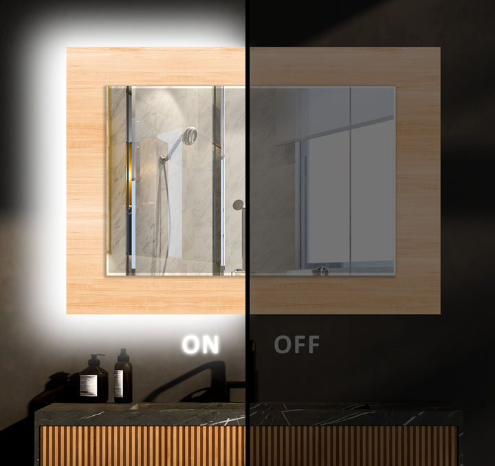 Brown Wooden Design Wall Mirrors Decorative Wall Mirror
