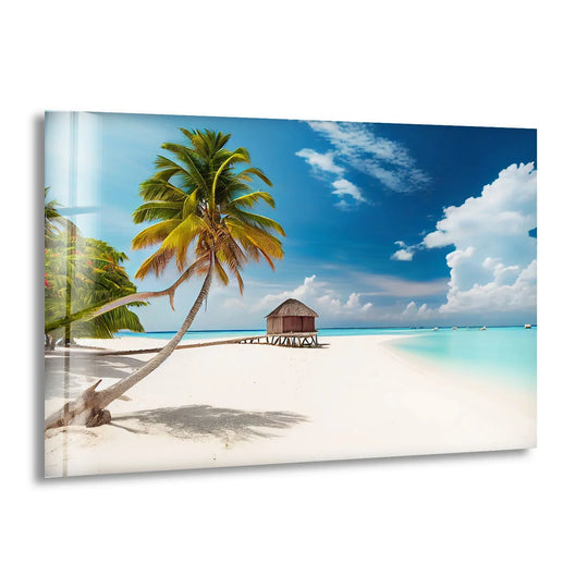 Celestial Bloom Wall Art – Dreamy Glass Print - MyPhotoStation