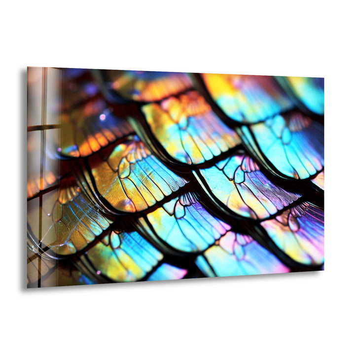 Serene Horizon Wandkunst – Minimalistischer abstrakter Glasdruck 
