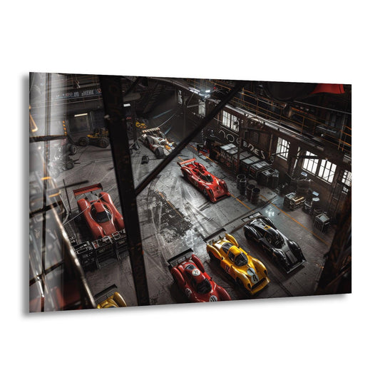 Racing Cars Cool Wall Art & Stained Glass Panels