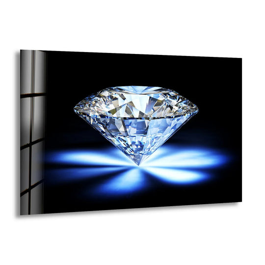 Shining Diamond Glass Wall Art - MyPhotoStation