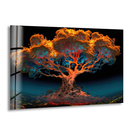 Fantastic Giant Tree Glass Wall Art - MyPhotoStation