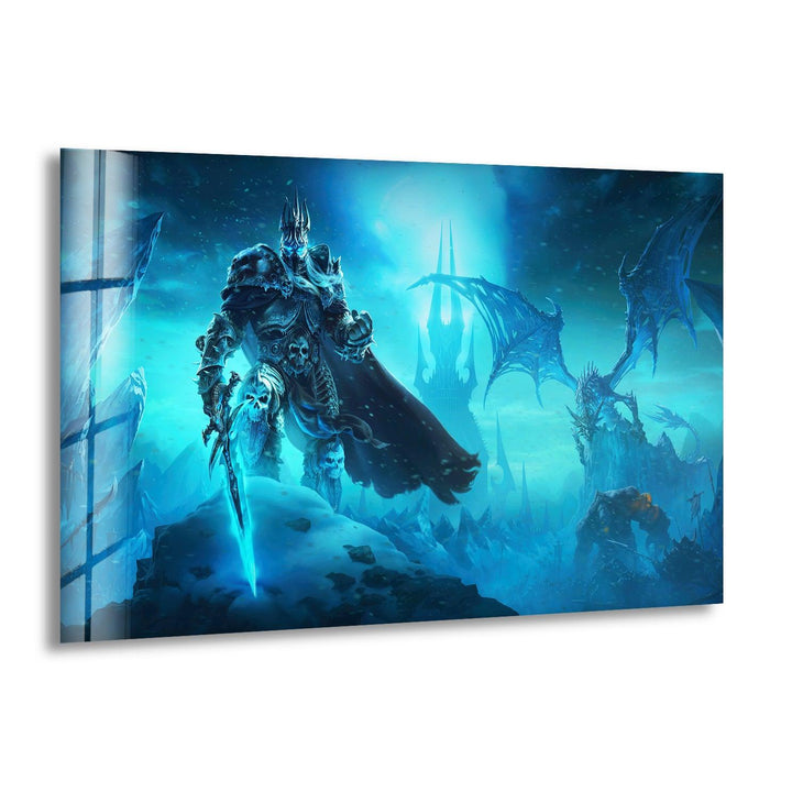 World of Warcraft Arthas Lichkönig Glaswandkunst