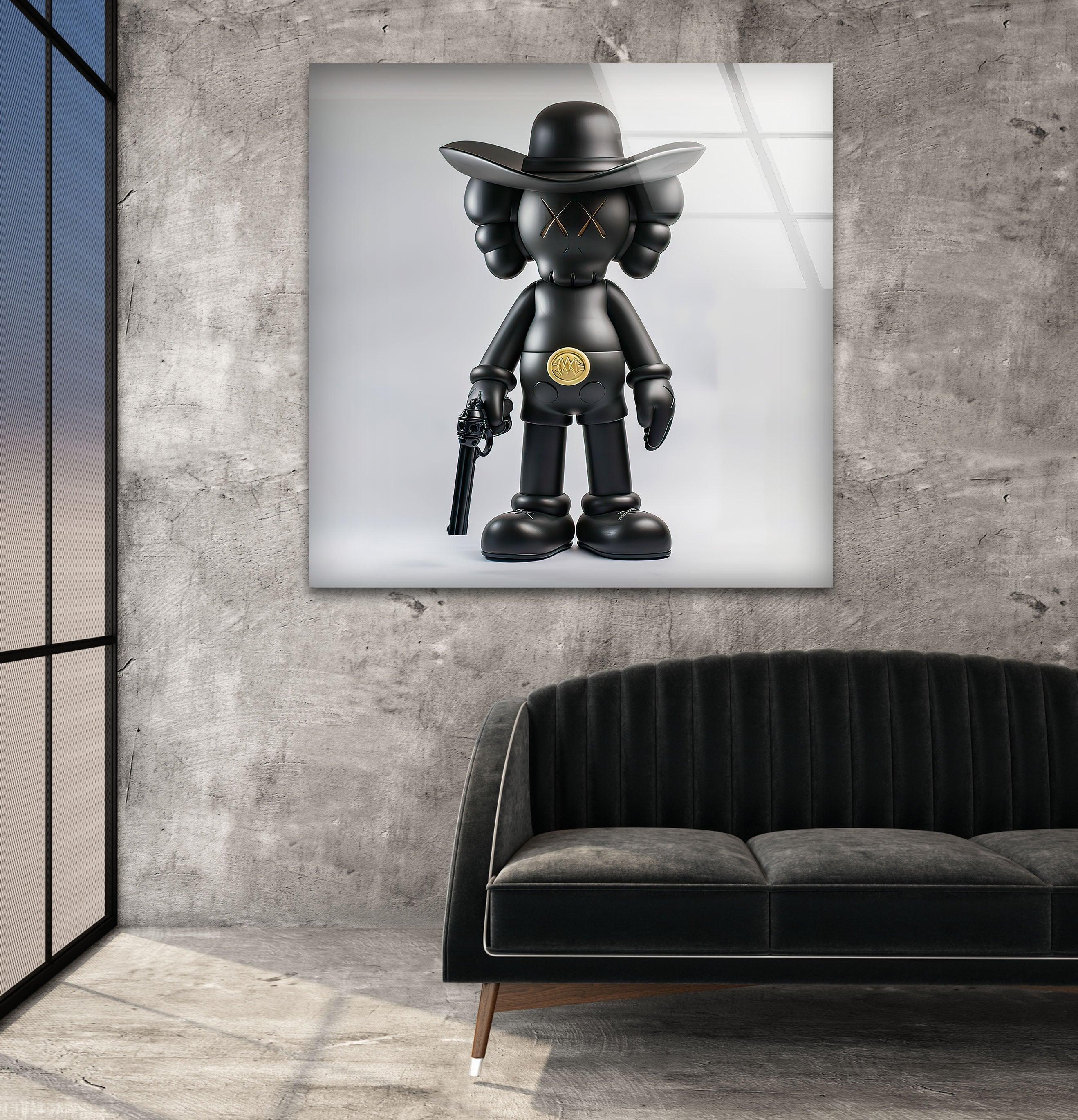 Kaws with Gun Wall Decor – Bold Popular Artwork – MyPhotoStation
