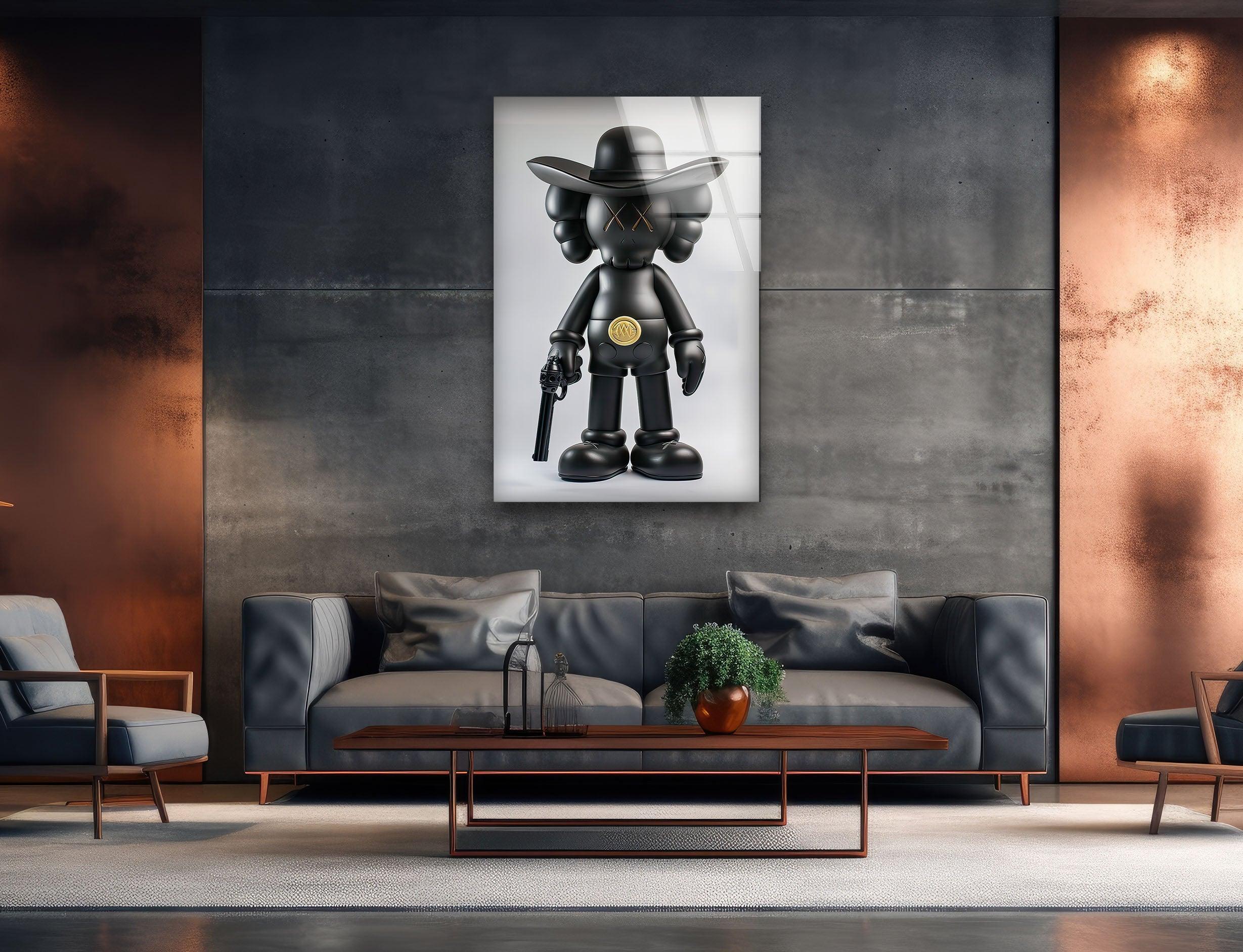 Kaws with Gun Wall Decor – Bold Popular Artwork – MyPhotoStation