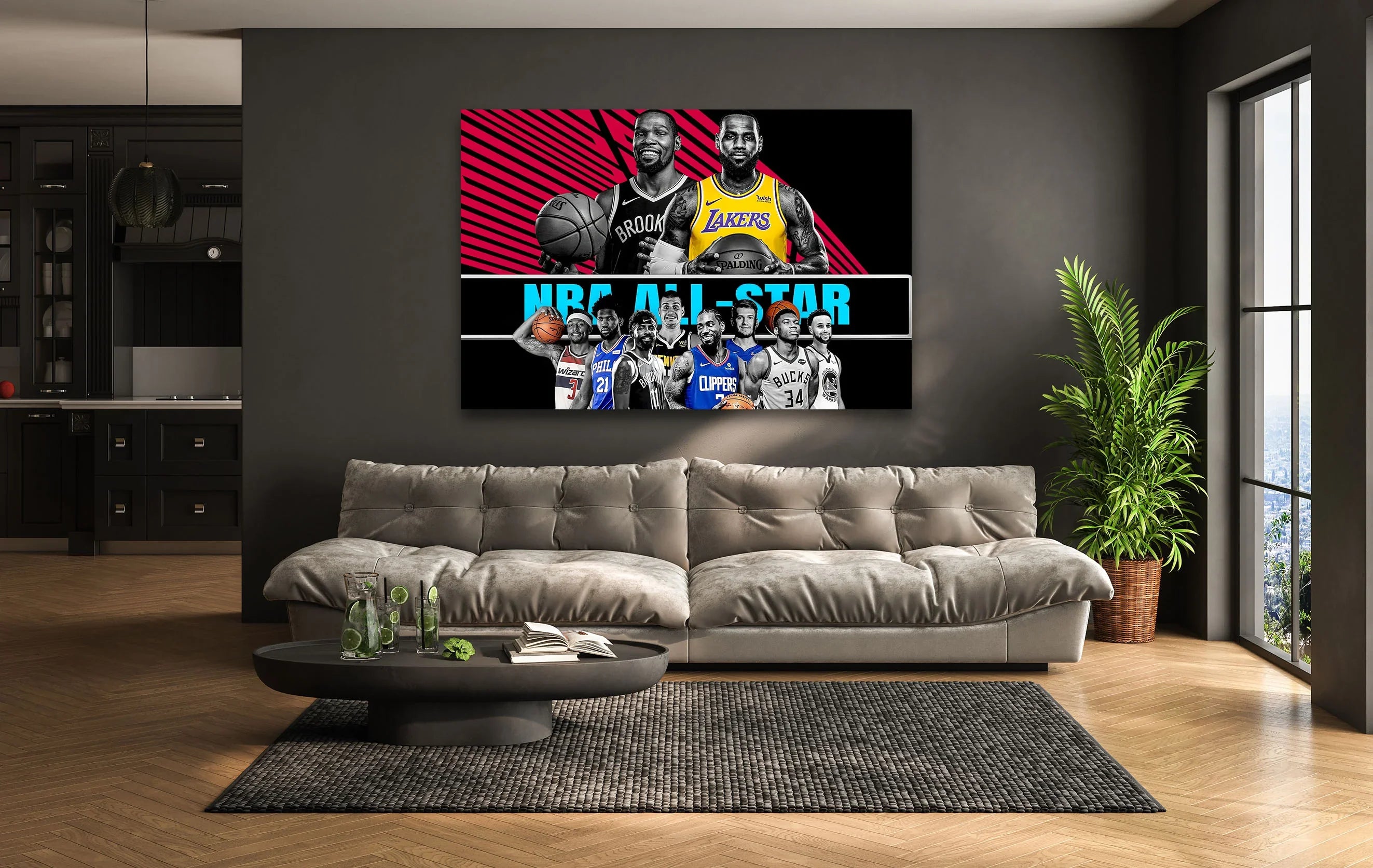 【新品同様】NBA公式 8x10フォト集　レジェンドPG NBA All Star Players Art – Basketball Wall Decor – MyPhotoStation
