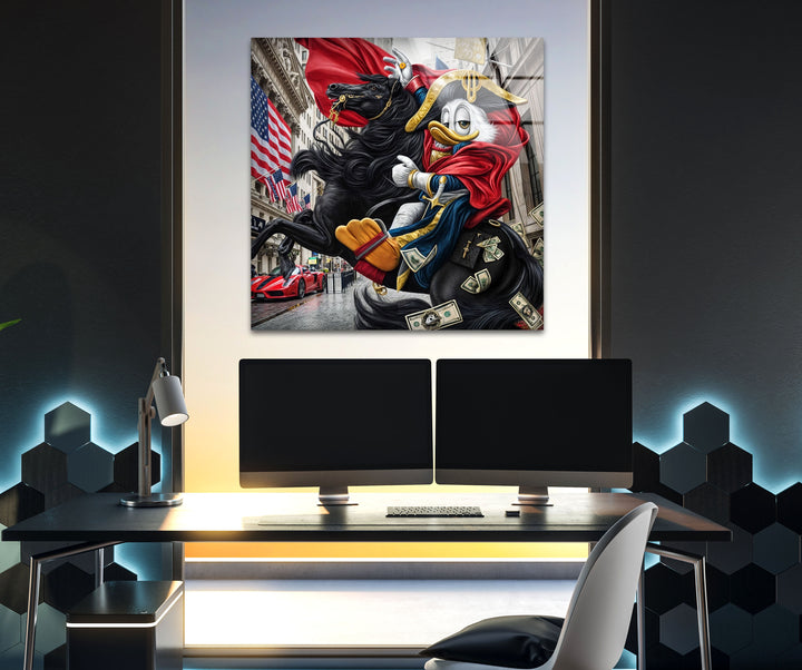 Knight Duck Glass Wall Art art glass wall art, glass wall art pictures
