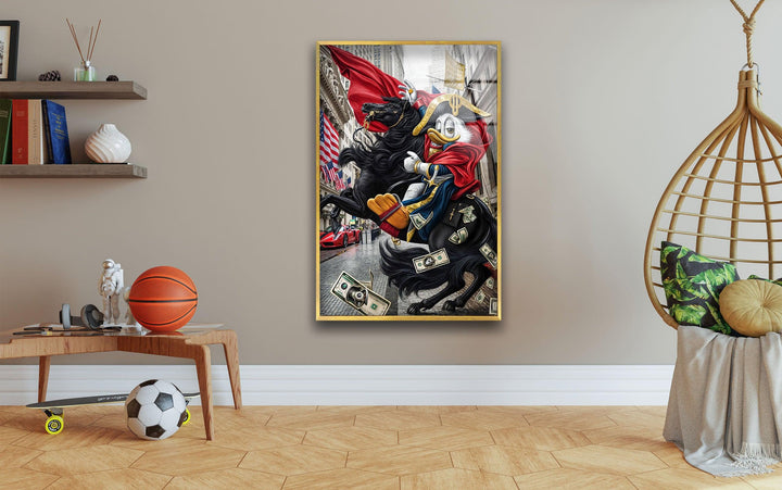 Knight Duck Glass Wall Art glass pictures for Wall, glass prints wall art
