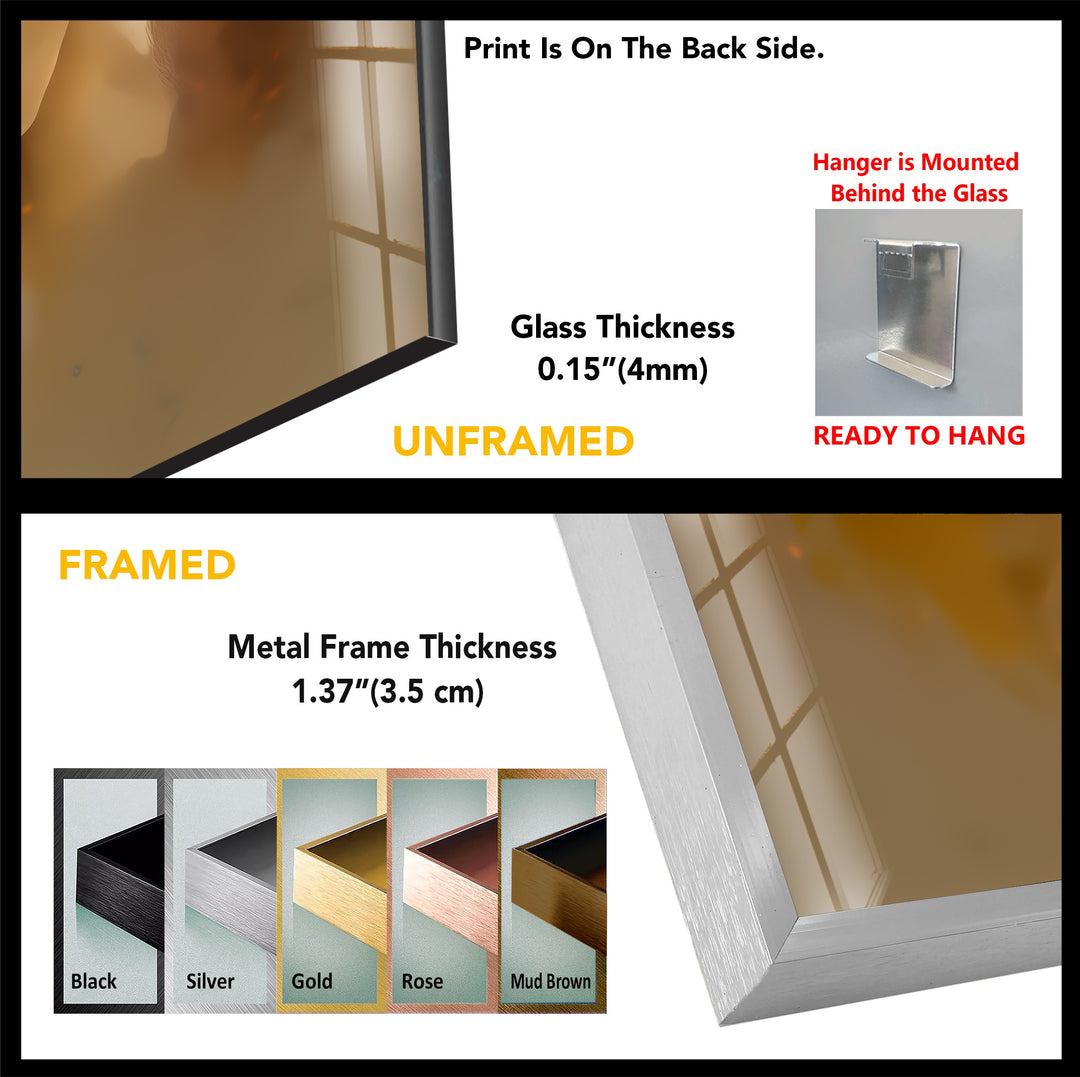 Divine Embrace of Light – Religious Glass Wall Art