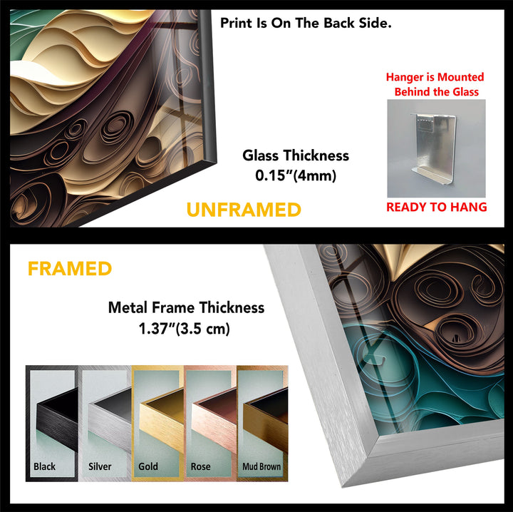 Voyage to the Fiery Mountains – Glass Wall Art