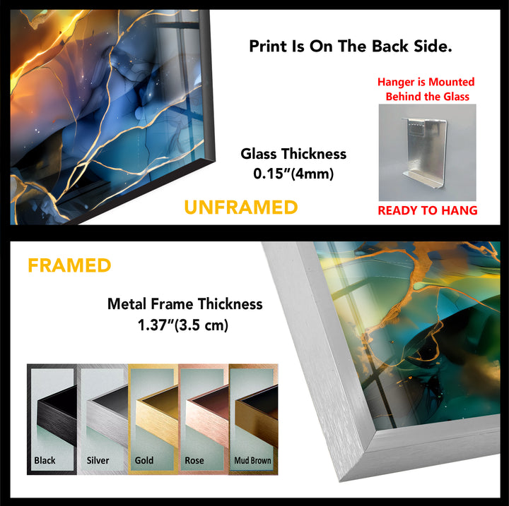 Fractured Light – Abstract Shattered Prism Glass Wall Art
