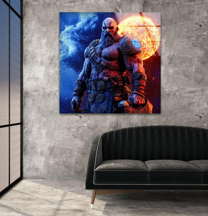 Kratos Glass Wall Art glass wall decor, glass wall art decor
