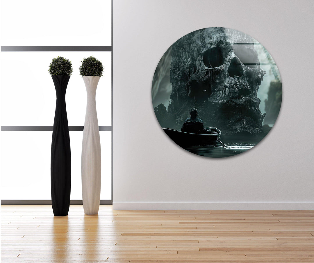 Lake In The Dark World Tempered Glass Wall Art - MyPhotoStation