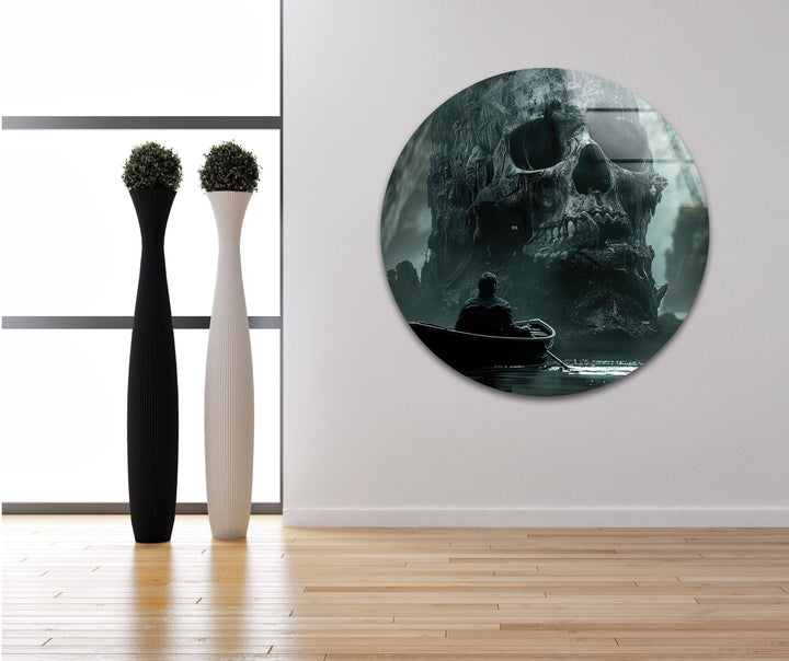 Lake In The Dark World Tempered Glass Wall Art - MyPhotoStation