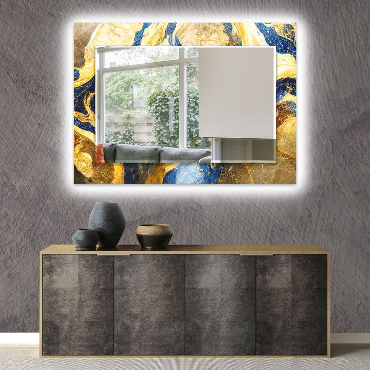 Golden Marble Wall Mirrors huge wall mirror
