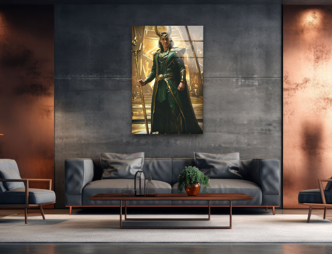 Loki Art Glass Wall Art glass wall decor, glass wall art decor
