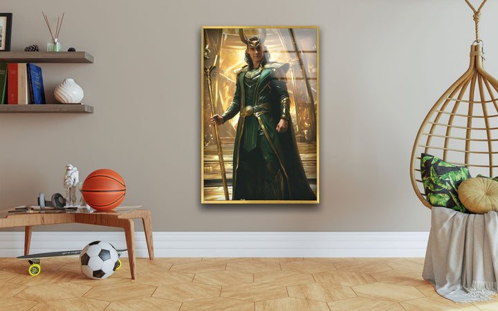 Loki Art Glass Wall Art custom glass pictures, glass art prints
