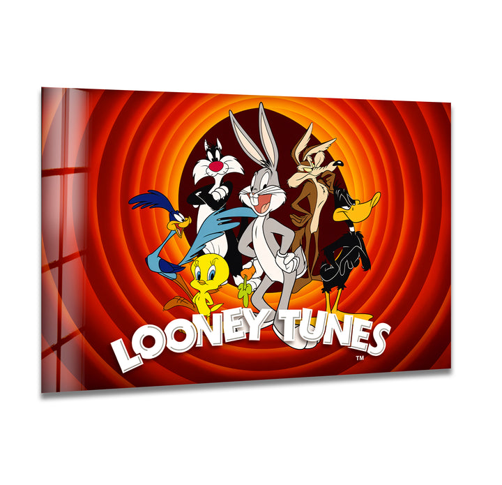 Creative animation art presenting a vibrant cartoon setting filled with unique characters and dynamic energy

