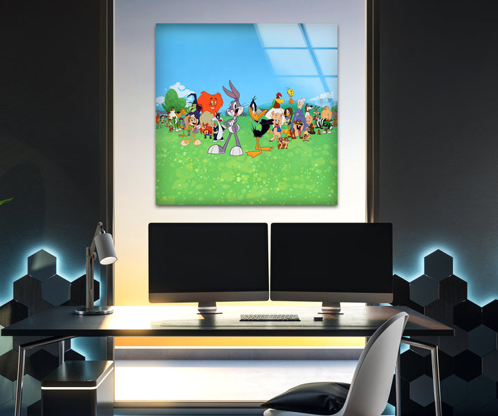 Captivating animation art blending imaginative cartoon aesthetics with a playful and vibrant palette






