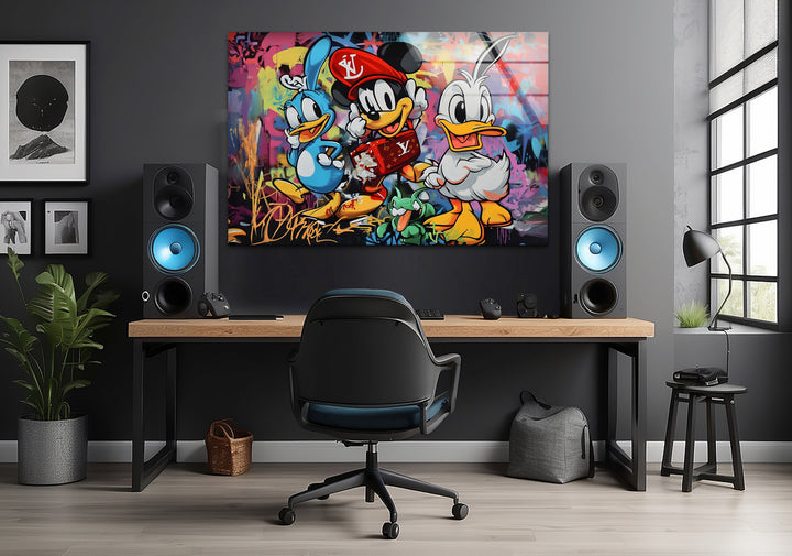 Looney Tunes Glass Wall Art glass photo prints, glass picture prints