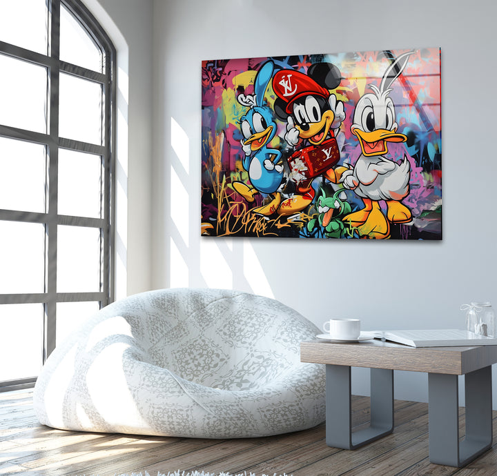 Looney Tunes Glass Wall Art Glass Printing Wall Art, Print photos on glass