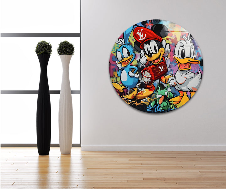 Looney Tunes Glass Wall Art glass pictures for Wall, glass prints wall art