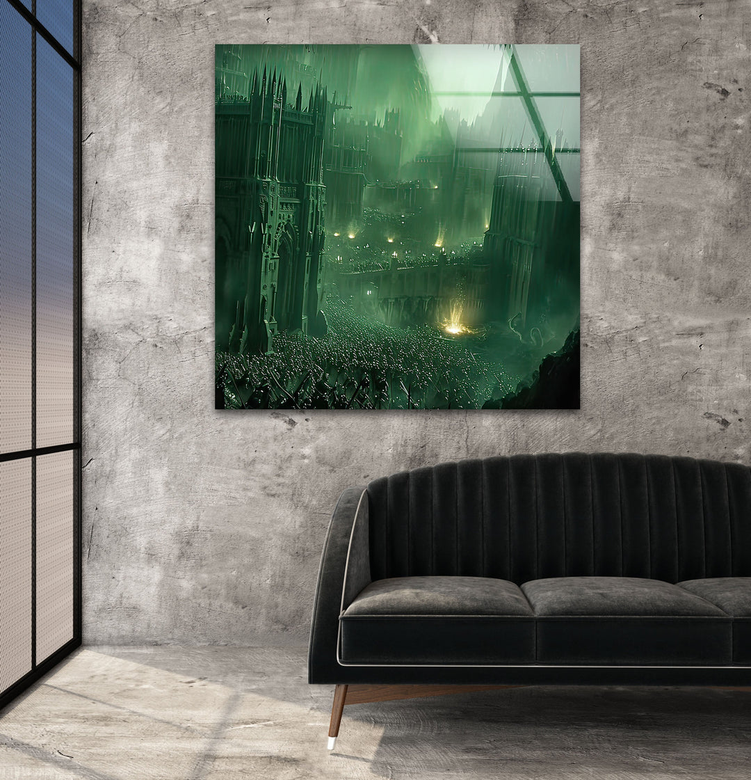 Lord of The Rings War Glass Wall Art photo print on glass, prints on glass wall art
