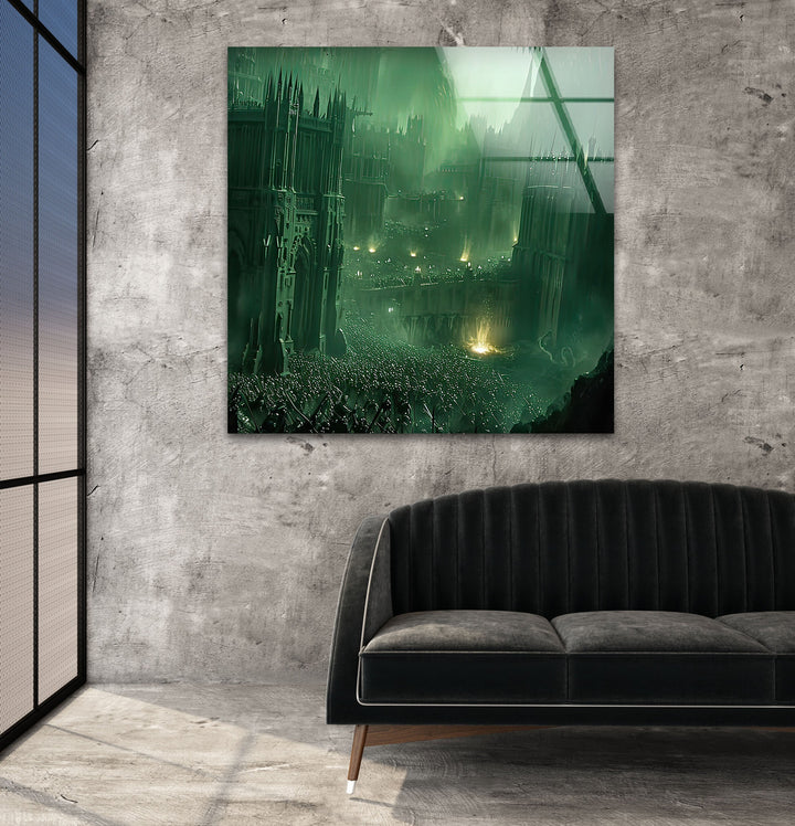 Lord of The Rings War Glass Wall Art photo print on glass, prints on glass wall art
