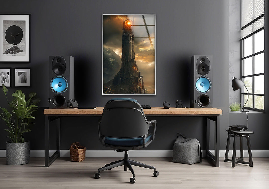 Lord of The Rings Great Eye Glass Wall Art large glass photo prints, glass wall photos

