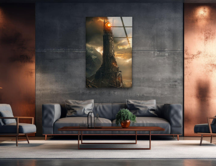 Lord of The Rings Great Eye Glass Wall Art picture on glass wall art, photos printed on glass

