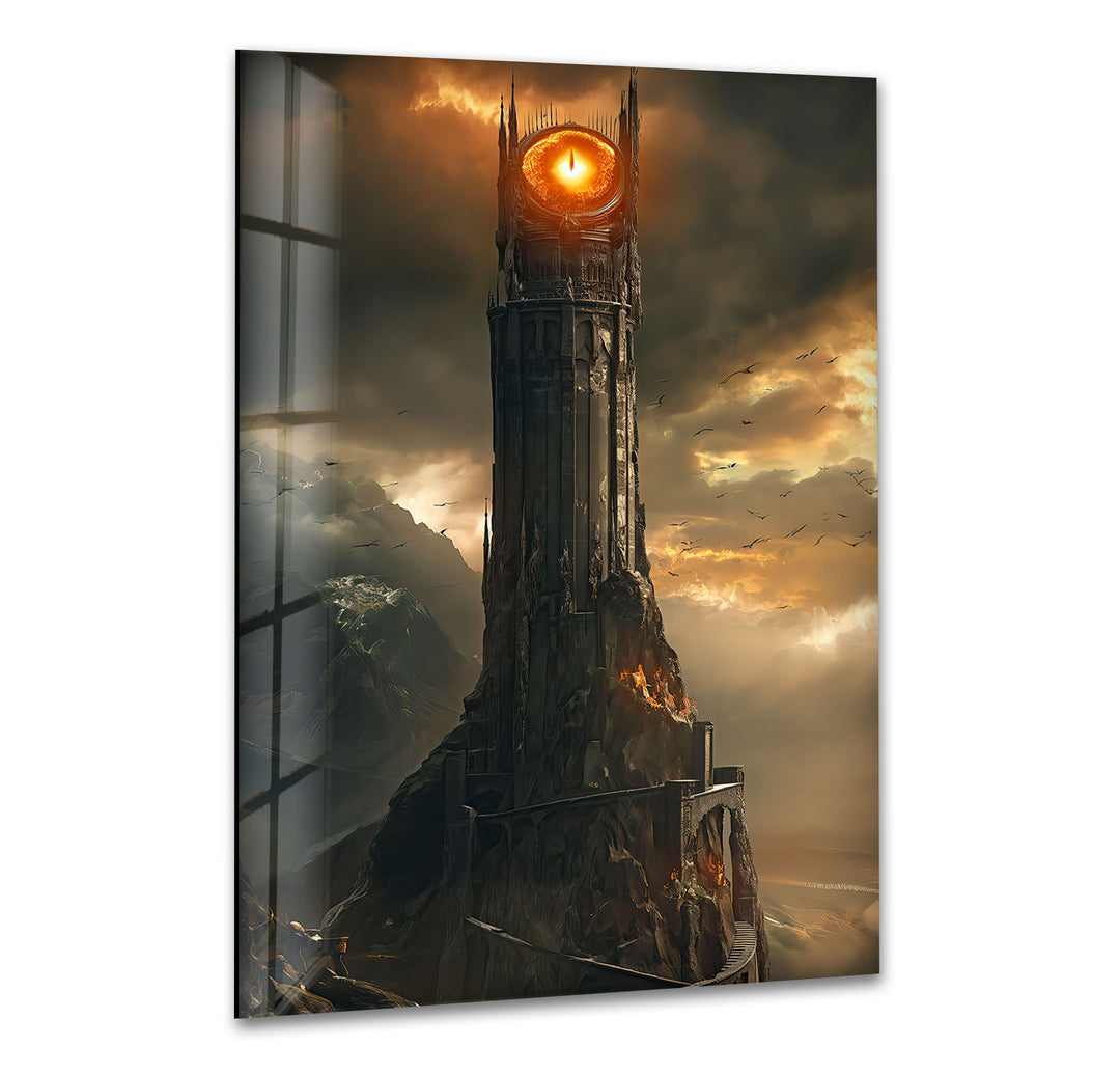 Lord of The Rings Great Eye Glass Wall Art glass image printing, glass prints from photos
