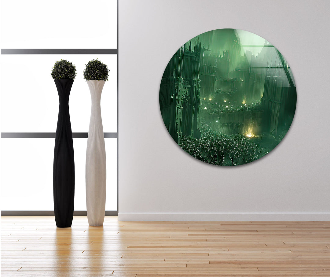 Lord of The Rings War Glass Wall Art glass art painting, glass art for the Wall
