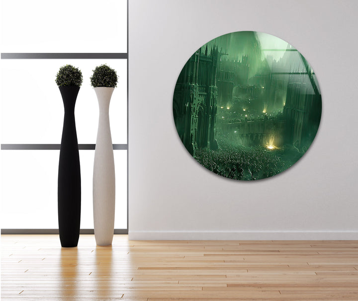 Lord of The Rings War Glass Wall Art glass art painting, glass art for the Wall
