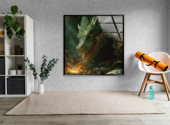 Majestic European Emerald Glass Wall Art art glass wall art, glass wall art pictures
