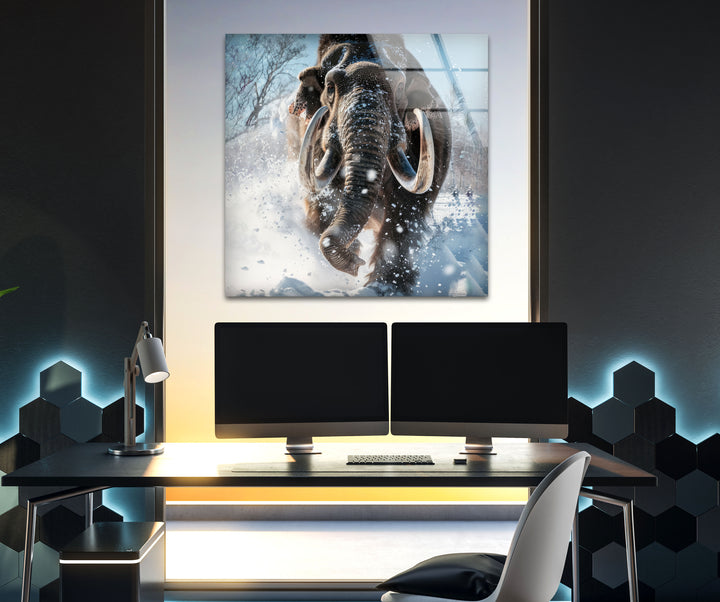 Mammoth Ice Glass Wall Art glass pictures for Wall, glass prints wall art
