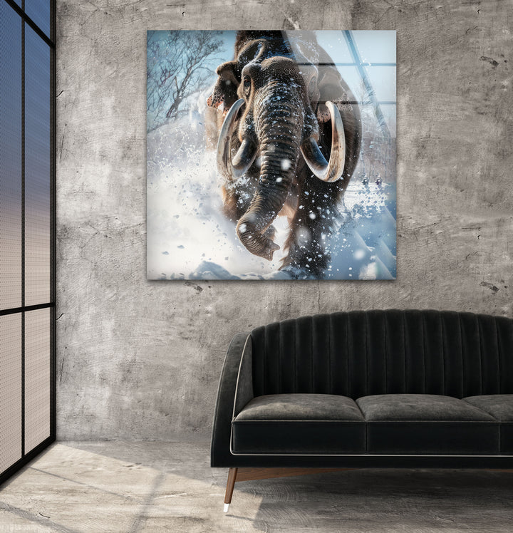 Mammoth Ice Glass Wall Art glass wall decor, glass wall art decor
