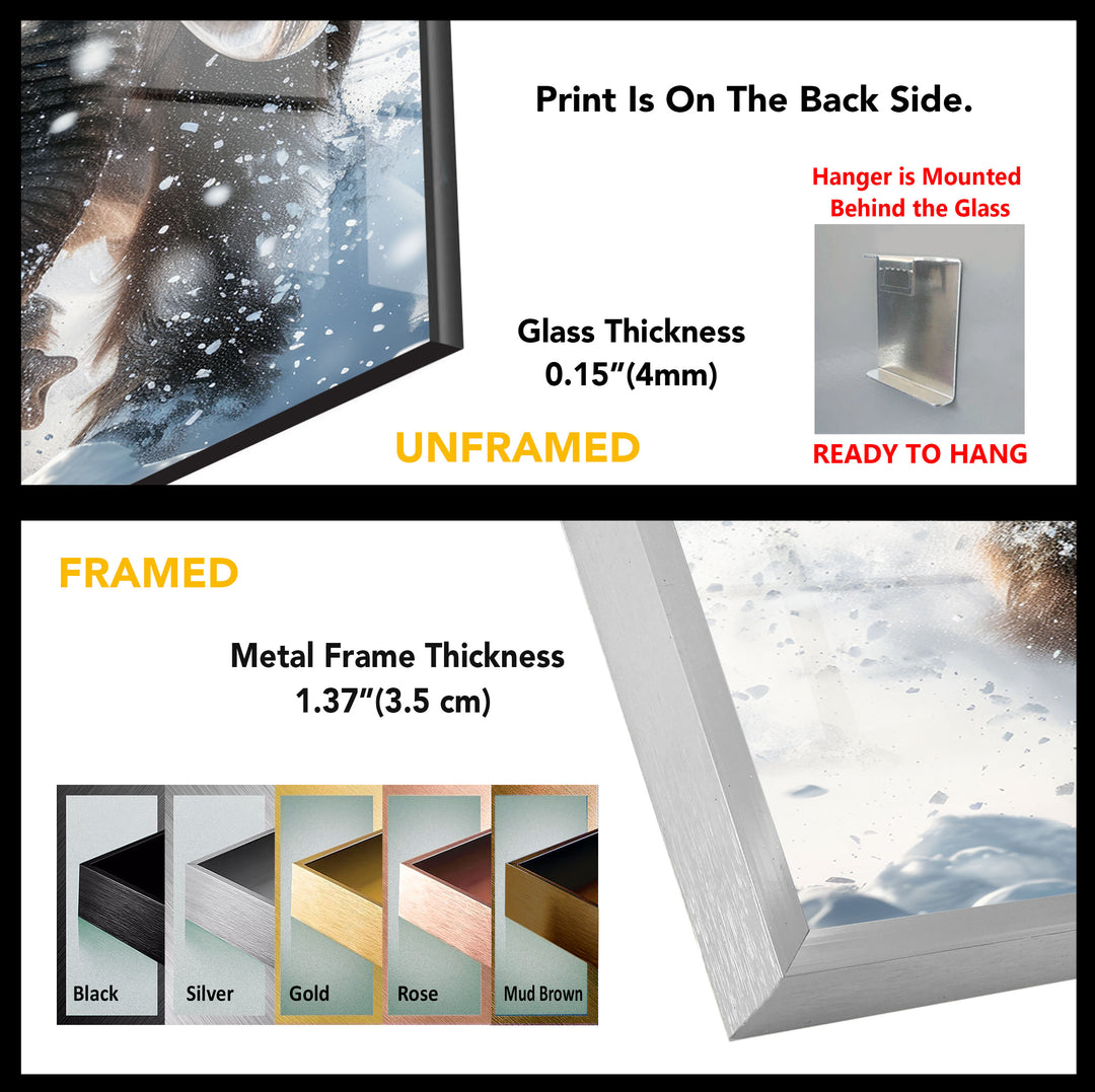 Mammoth Ice Glass Wall Art