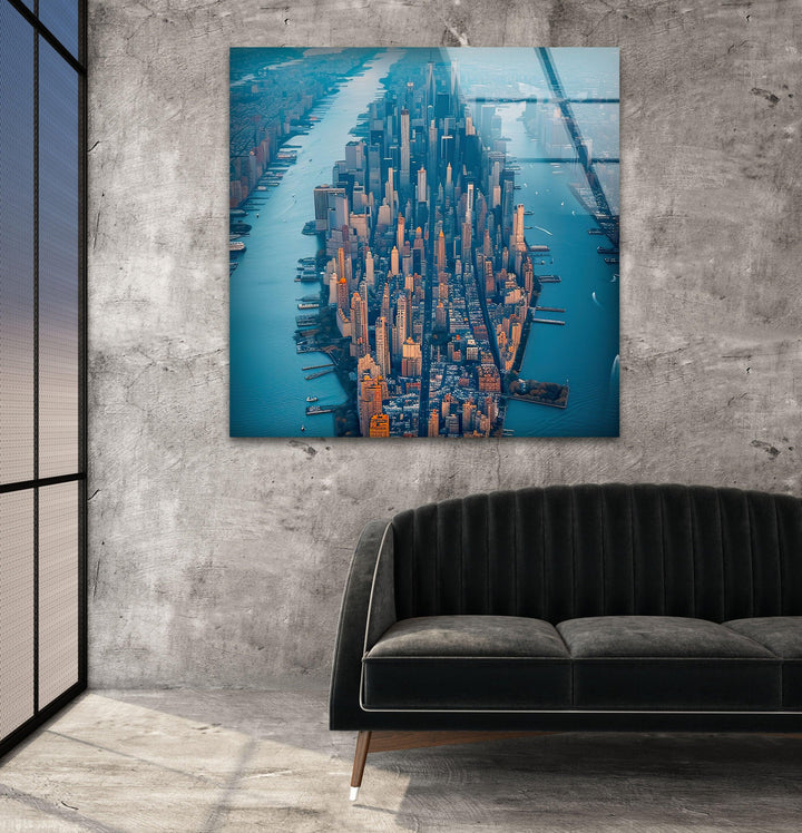 Manhattan Glass Wall Art large glass photo prints, glass wall photos
