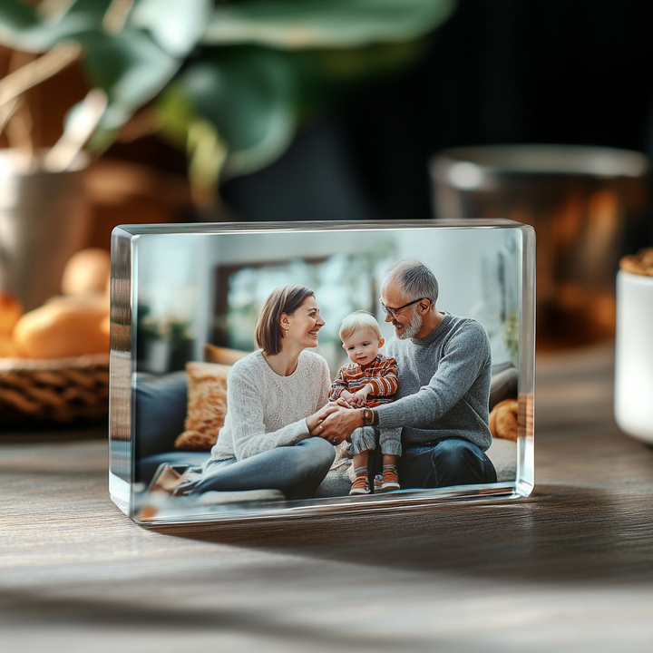 Benutzerdefinierter Acrylglas-Fotoblock