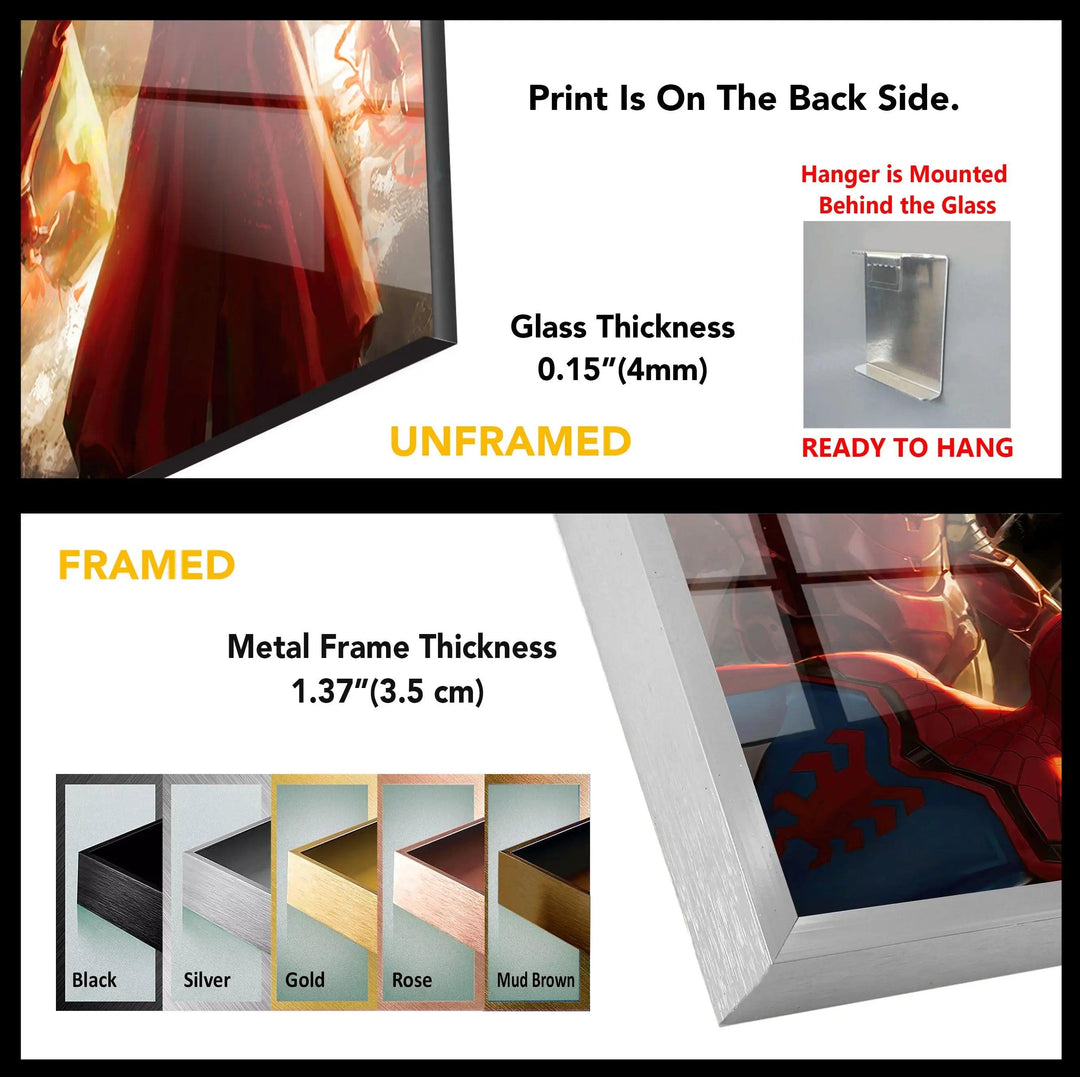 Marvel Tempered Glass Wall Art - MyPhotoStation